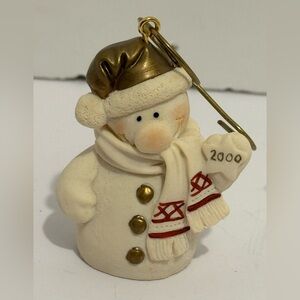2000 GIUSEPPE ARMANI CHRISTMAS ORNAMENT "FROSTY" FLORENCE ITALY Vintage